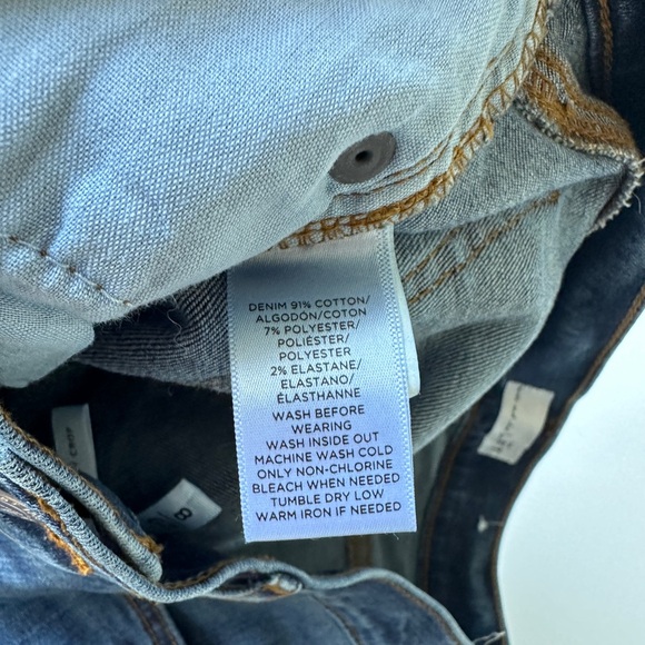 Ann Taylor Loft Skinny Crop Denim Mid Rise Stretch Blue Jeans Women’s 29/8 - Picture 8 of 8